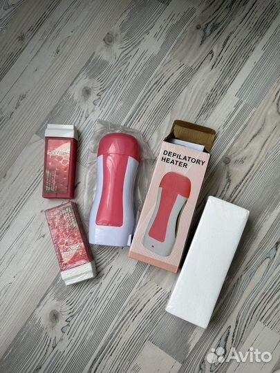 Продам набор: воск+воскоплав+полоски