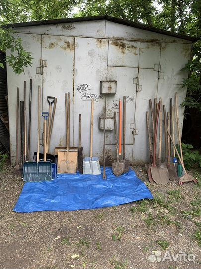 Садовый инструмент СССР Лопата, Метла, Ледоруб