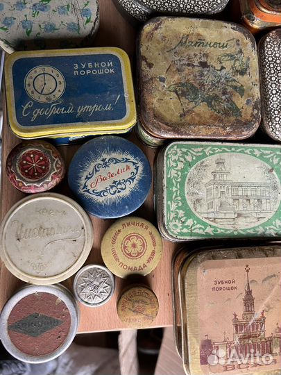 Жестяные банки СССР цена за все