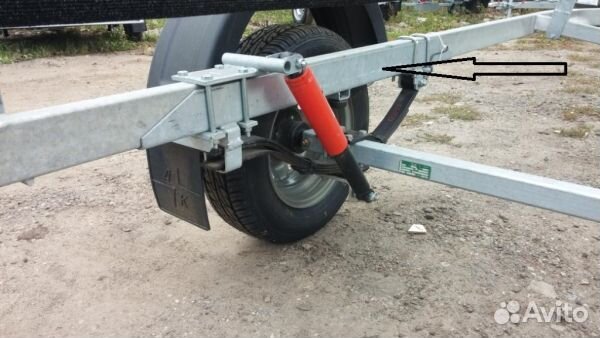 Опора (подрамник) лодочного прицепа мзса 81771Е.0