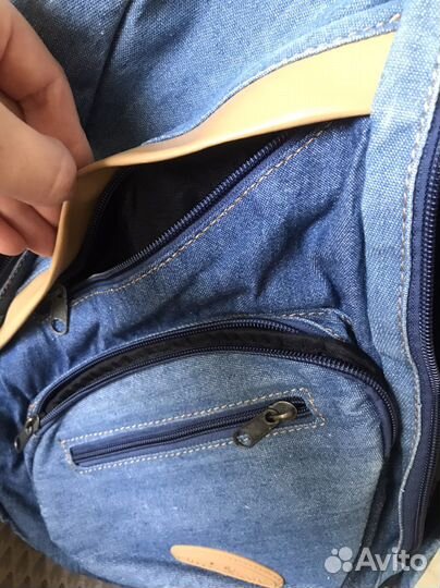Рюкзак детский джинсовый