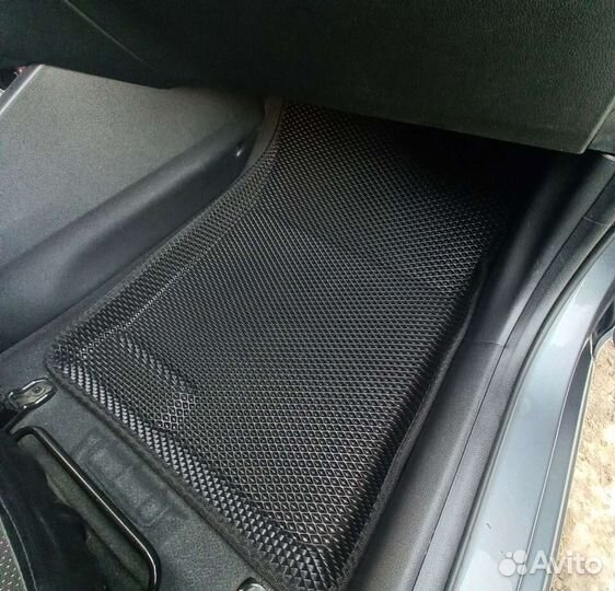 Ева Эва Eva коврики на Kia Rio, Hyundai Solaris