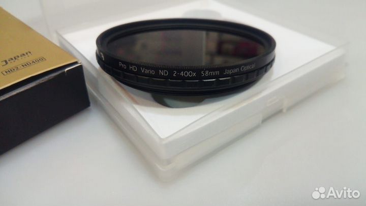 Нейтральный фильтр 58 мм. с переменной плотностью
