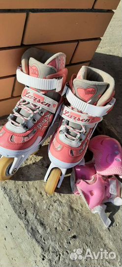 Роликовые коньки детские раздвижные