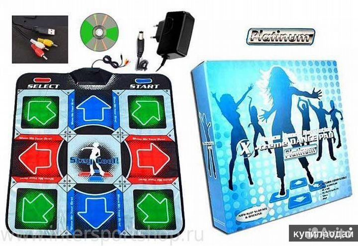 Танцевальный коврик с подключением к тв и пк 8 bit
