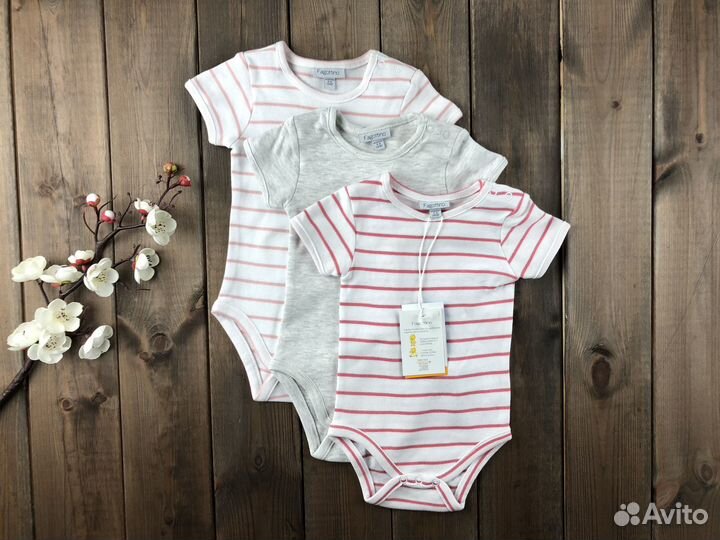 Комплект боди для девочки 62 68 OVS