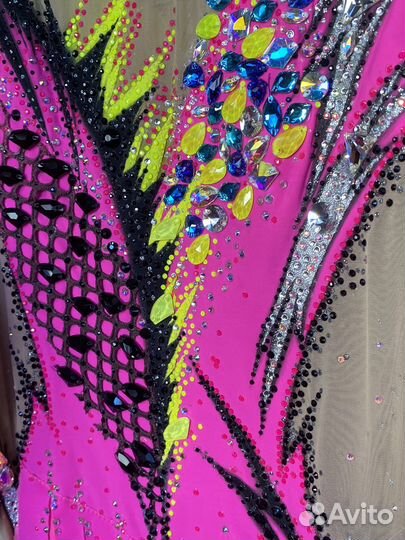 Купальник для художественной гимнастики + мяч