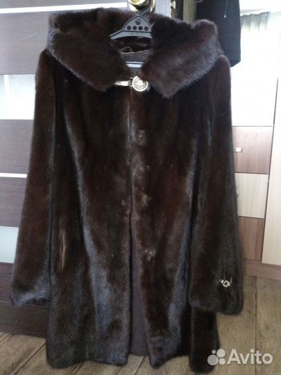 Шуба норковая 42 44 бу