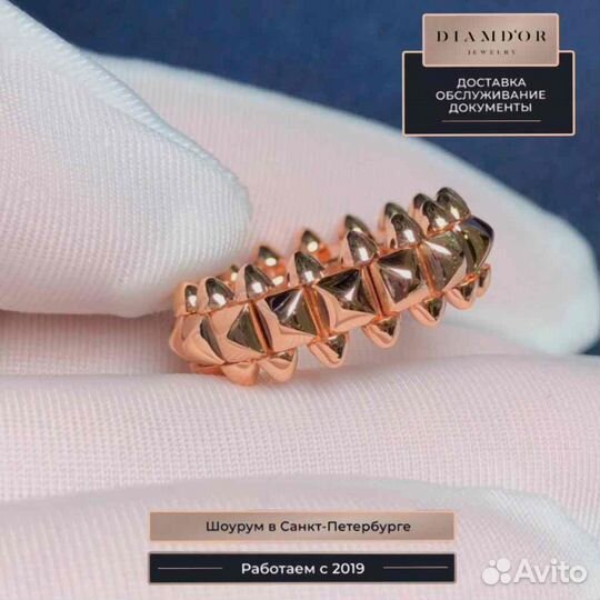 Золотое кольцо Cartier Clash De Cartier, модель 8 мм