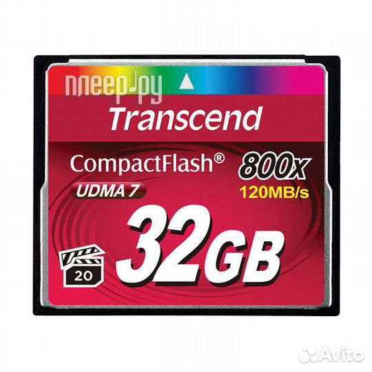 32Gb - Transcend 800x Ultra Speed - Compact Fl