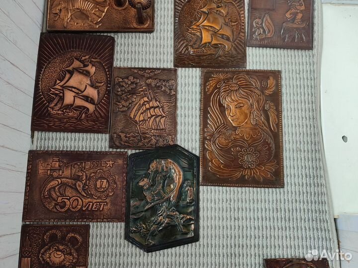 Медное панно