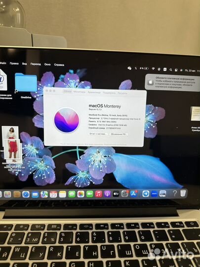 Apple macbook pro 13 retina 2015