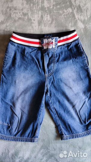 Шорты на мальчика джинсовые 128/134