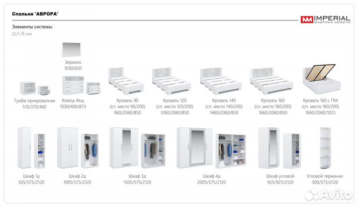 Шкаф угловой Аврора