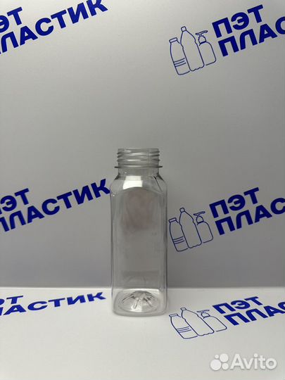 Пэт бутылки 0,25 0,3 0,5 1,0 квадратные