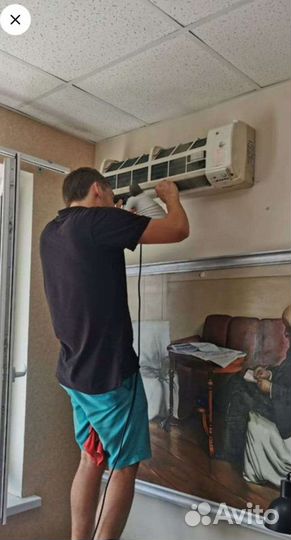 Чистка кондиционеров, ремонт сплит систем,заправка