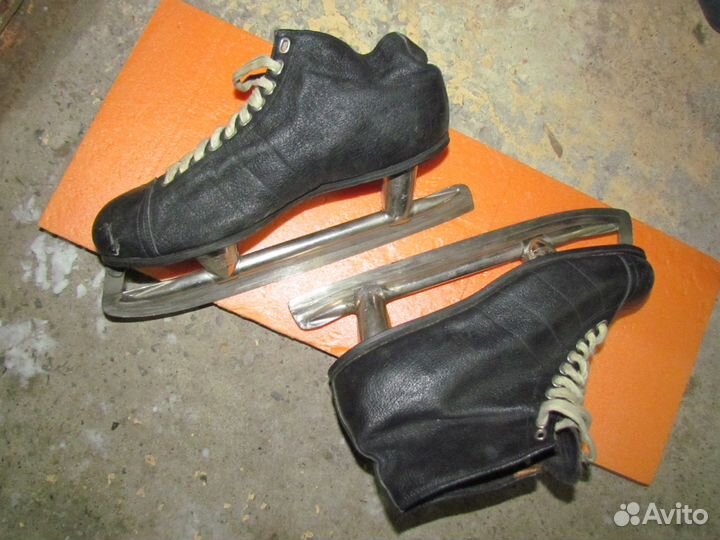 Коньки ботинки лыж р.41-42 СССР 60-70х