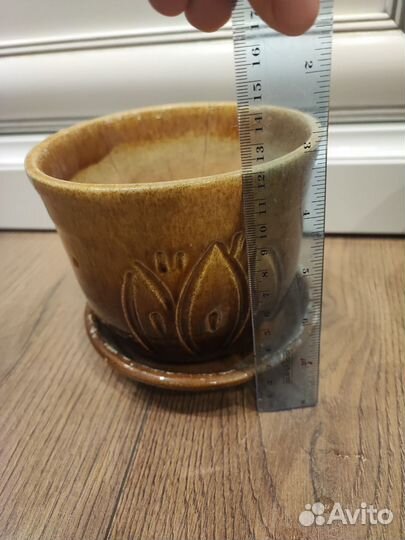 Керамические горшки 2шт