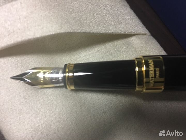 Ручка перо Waterman Exception Ideal Black оригинал