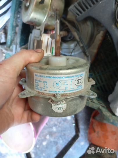 Двигатель вентилятора кондиционера