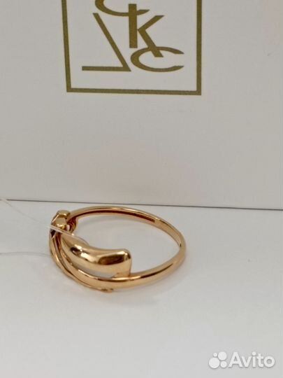 Золотое кольцо 17,5 мм Арт. 146