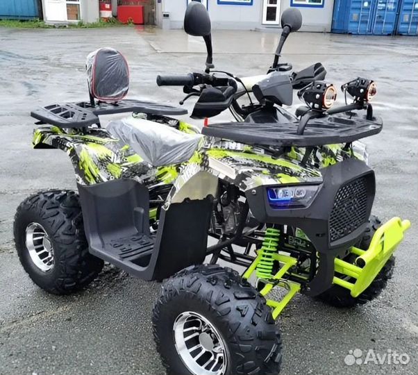 Детский квадроцикл Hummer Hunter 150cc желт-черн