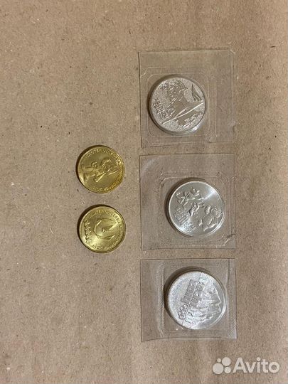 Олимпийские монеты сочи