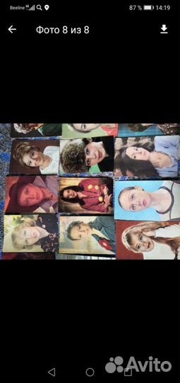 Советские актёры и актрисы (карточки)