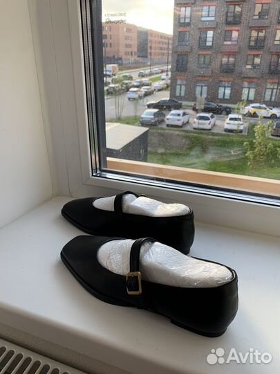 Балетки из натуральной кожи