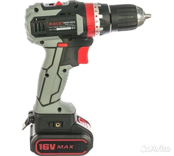 Шуруповерт бесщеточный PID03002-16M2/BL