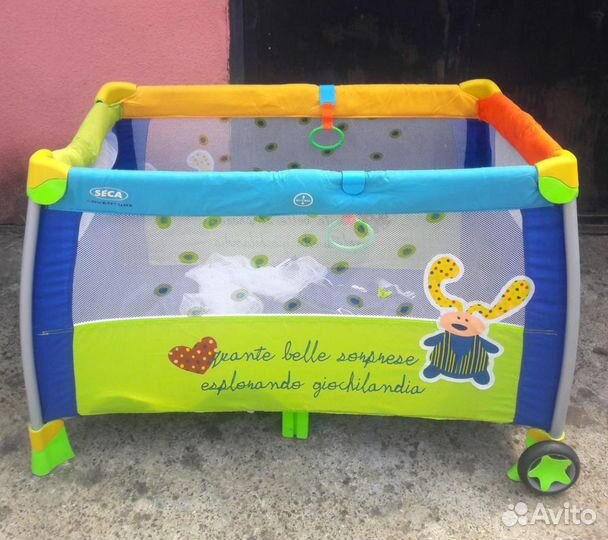 B пpoкaт Манеж-кровать seca