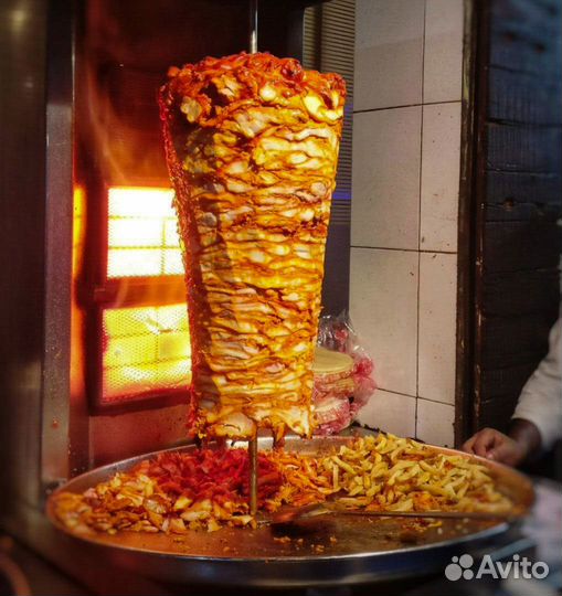 Доставка мяса в бобине и лавашей для шаурмы