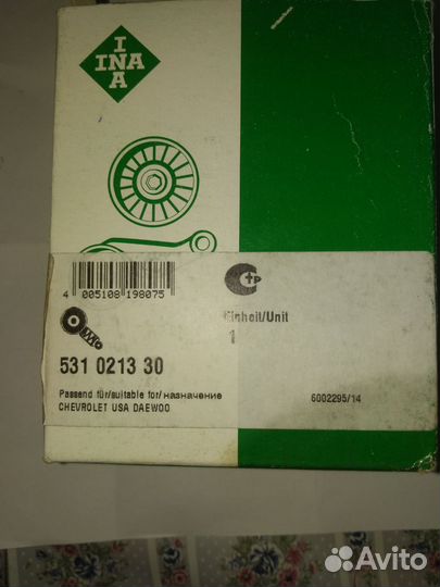 Ролик обкатной INA chevrolet daewoo 16V