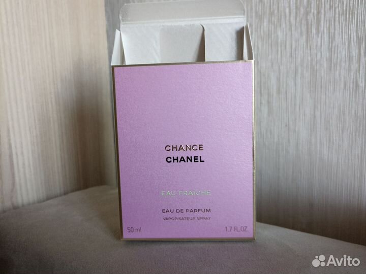 Пустой флакон и коробка от Chanel eau Fraiche