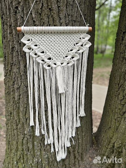 Макраме панно «Светличка» 40х80см