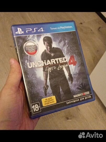 Игра Uncharted 4 путь вора ps4 диск