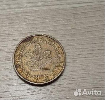 Монета 5 пфеннигов 1983 г. фрг
