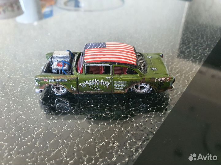 Hot wheels custom 55 Chevy gasser bel air