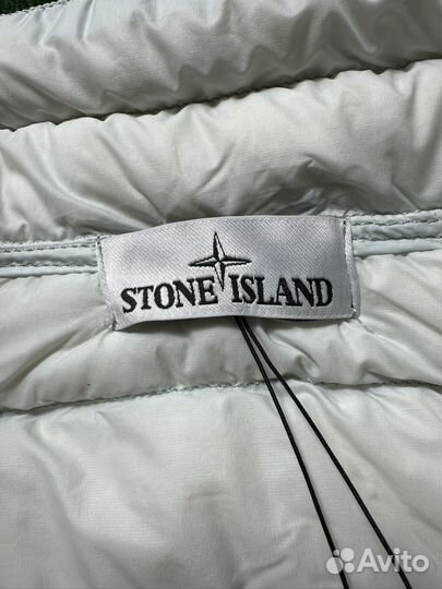 Stone island жилетка mirco yarn down оригинал