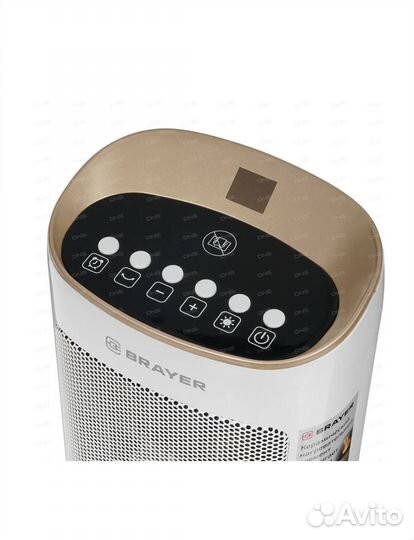 Керамический тепловентилятор brayer BR4804