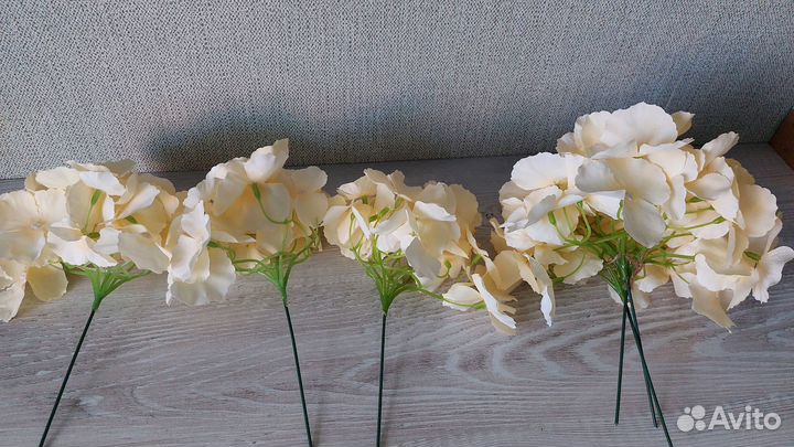 Искусственные цветы гортензии