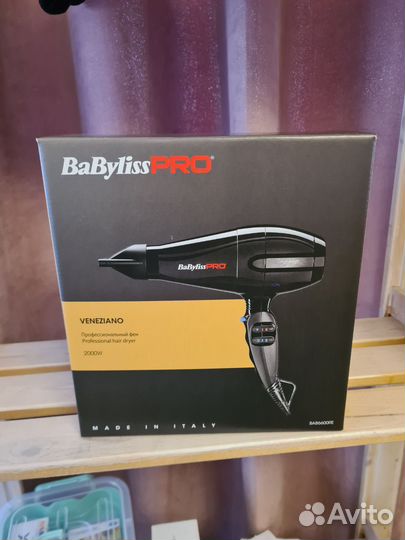 Фен BaByliss PRO Veneziano BAB6600RE, новый