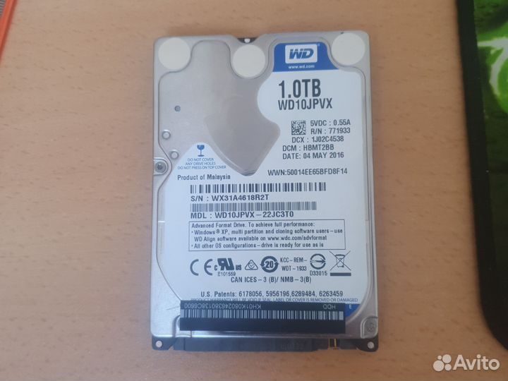 Жесткий диск 1 тб WD