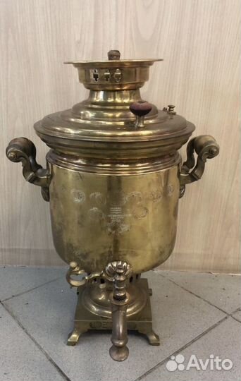 Самовар дровяной угольный