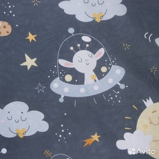 Постельное бельё Крошка Я 'Полет в космос', 112х14