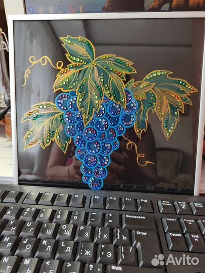 Картина кристаллы Сваровски