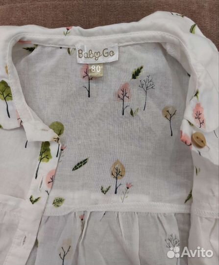 Рубашка, кофта, костюм для девочки 74-80р-р