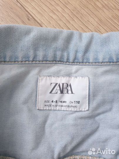 Джинсовая куртка zara для девочки