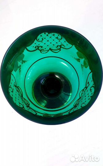 Ваза для фруктов и конфет Чехослов.богемия СССР