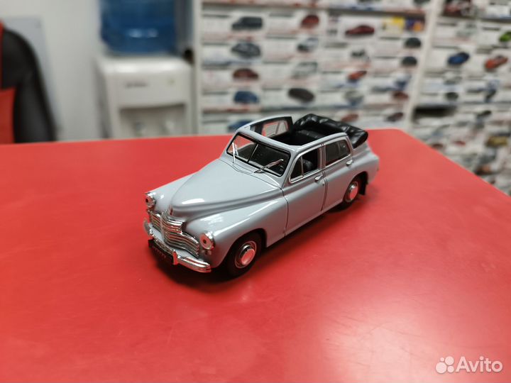 Автолегенды СССР: газ-М20 Победа кабриолет 1:43 De